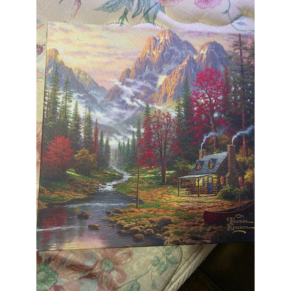 Thomas Kinkade The Good Life Hallmark Connections Greeting Card 2004 Landscape